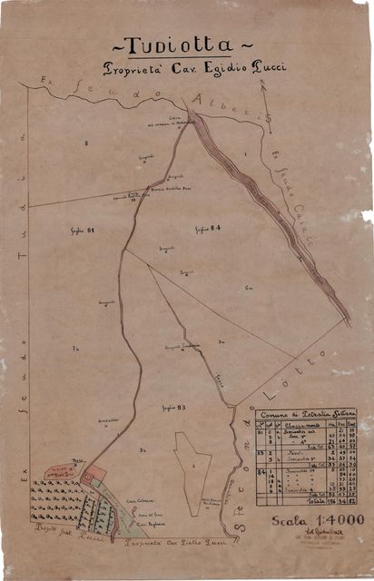 Mappa Catastale Antica
